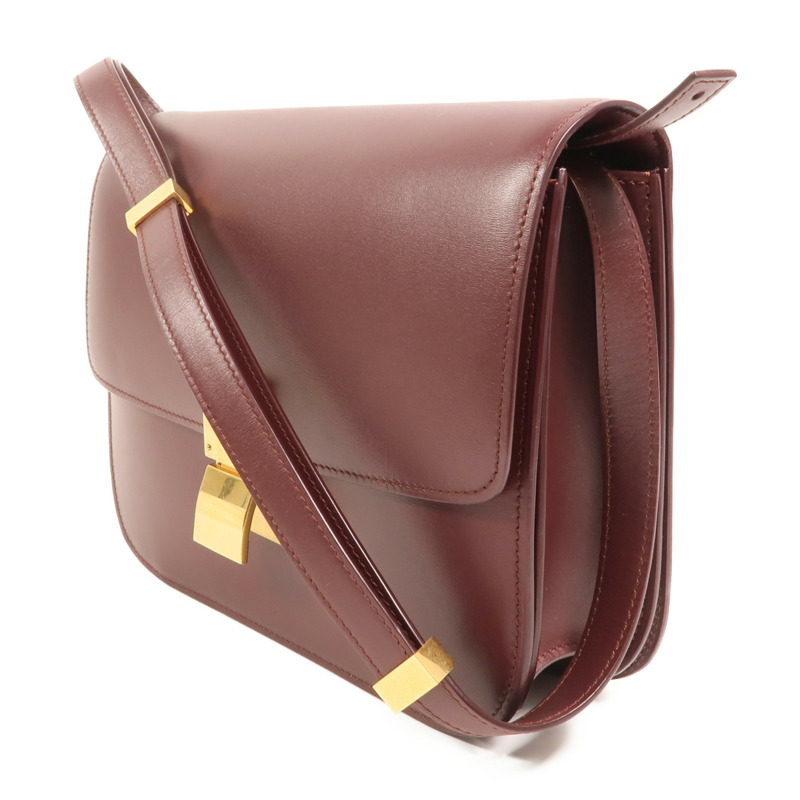 CELINE 牛皮皮革Classic Box金扣肩背袋-2