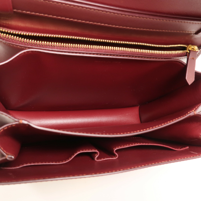 CELINE 牛皮皮革Classic Box金扣肩背袋-4