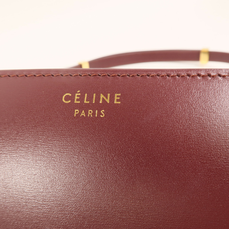 CELINE 牛皮皮革Classic Box金扣肩背袋-5