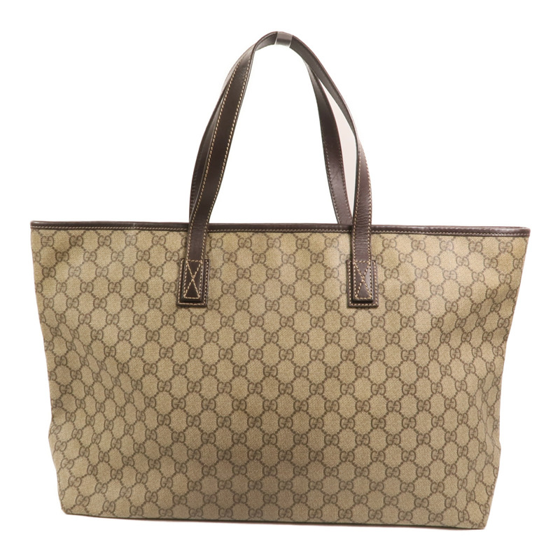 GUCCI 塗層帆布Shoulder Bag銀扣肩背袋-1