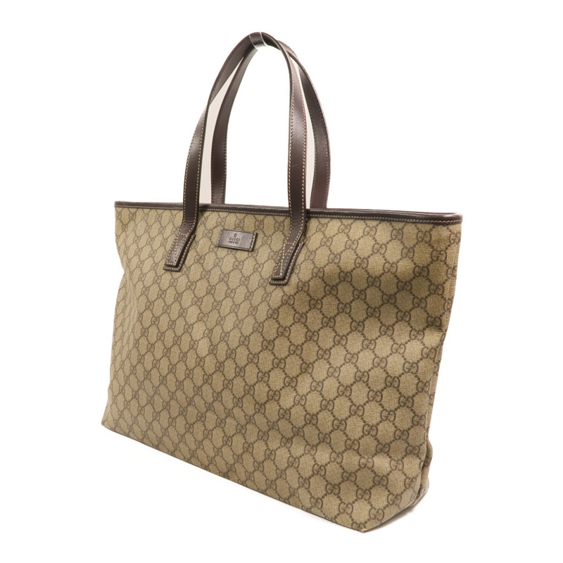 GUCCI 塗層帆布Shoulder Bag銀扣肩背袋-2