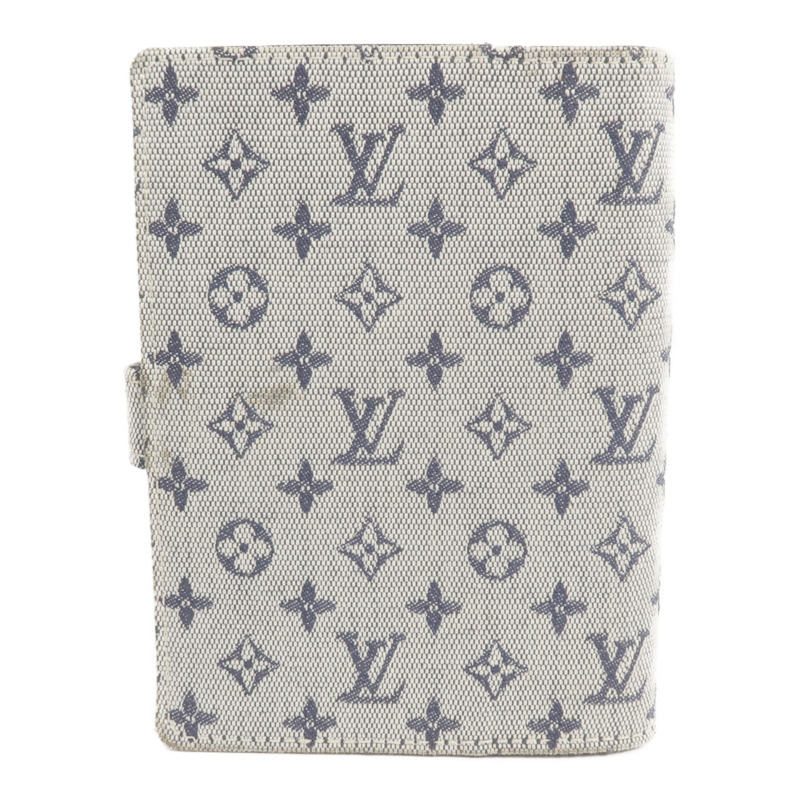 LOUIS VUITTON Monogram Mini Lin Agenda PM金扣記事簿-1