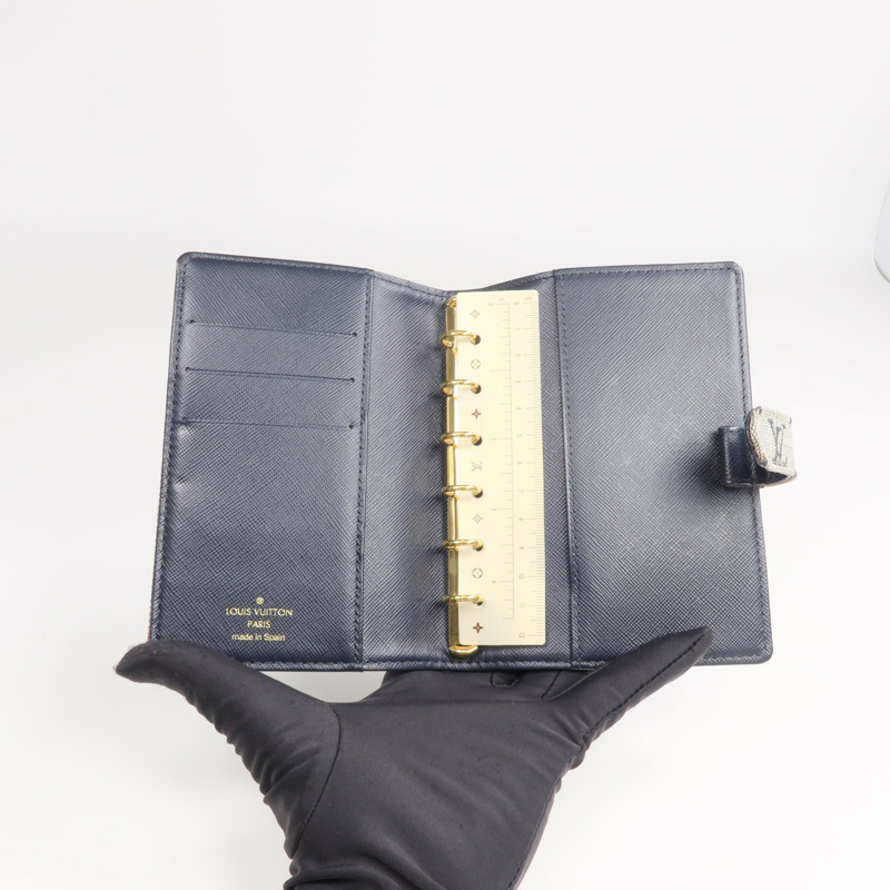 LOUIS VUITTON Monogram Mini Lin Agenda PM金扣記事簿-11