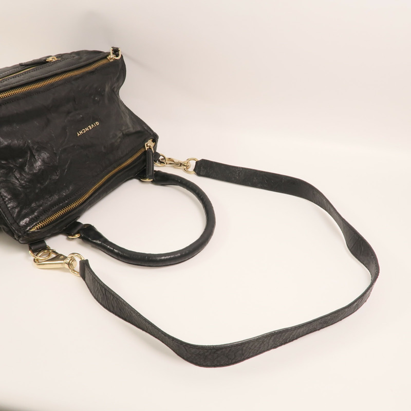 GIVENCHY 牛皮皮革Pandora金扣手挽肩背兩用袋-7