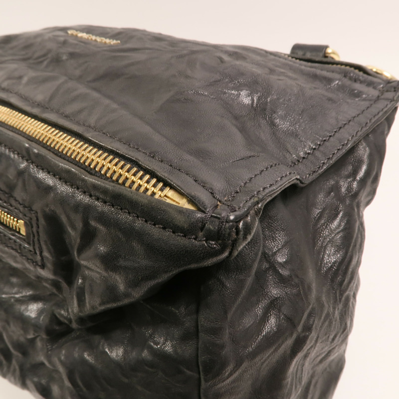 GIVENCHY 牛皮皮革Pandora金扣手挽肩背兩用袋-9