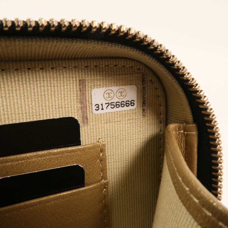 CHANEL 羊皮皮革Camera Bag With Pearl Crush金扣鏈帶肩背袋-6