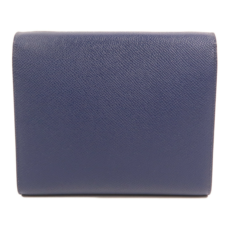 HERMES Epsom皮革Clic 16金扣肩背袋Bleu Saphir-1
