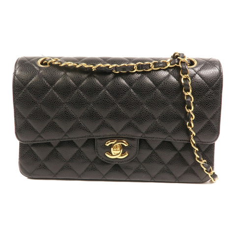 CHANEL 牛皮皮革Classic 25金扣鏈帶肩背袋