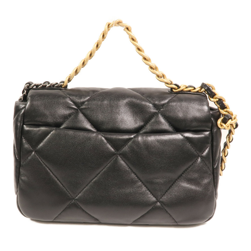 CHANEL 羊皮皮革C19 Small手挽肩背兩用袋-1