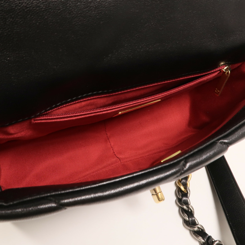 CHANEL 羊皮皮革C19 Small手挽肩背兩用袋-4