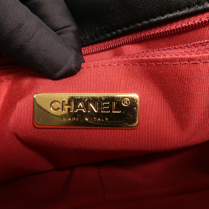 CHANEL 羊皮皮革C19 Small手挽肩背兩用袋-5