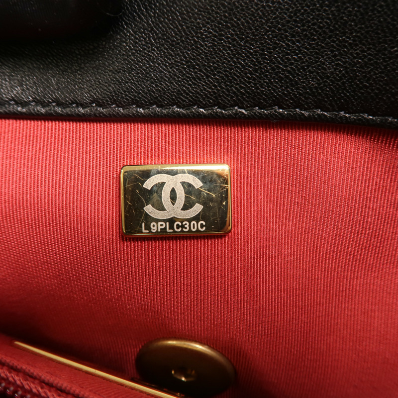 CHANEL 羊皮皮革C19 Small手挽肩背兩用袋-6