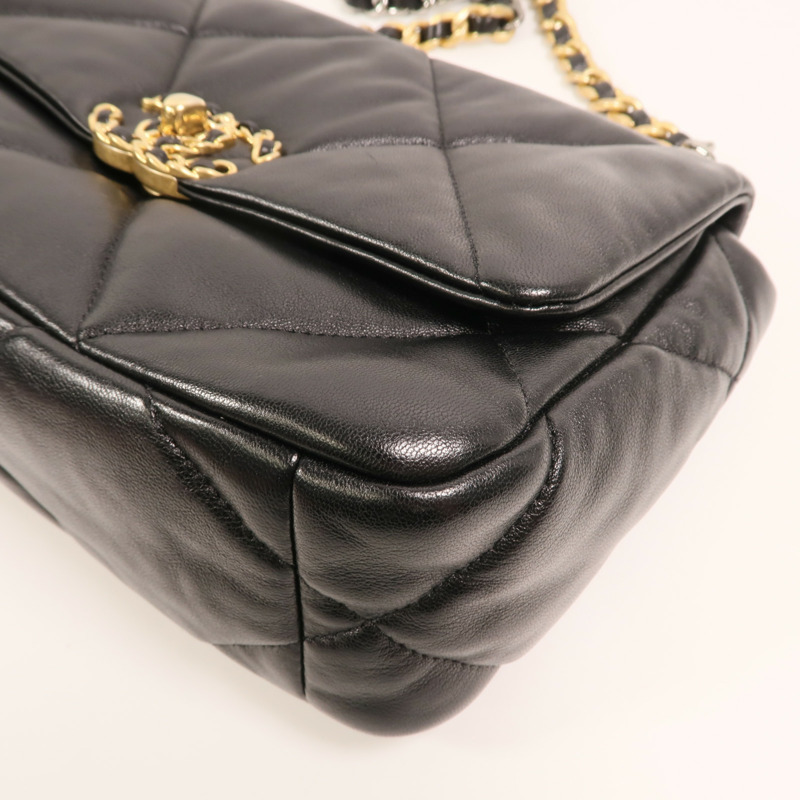 CHANEL 羊皮皮革C19 Small手挽肩背兩用袋-10