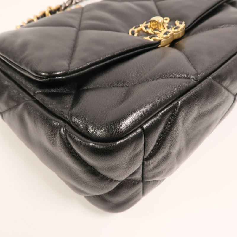 CHANEL 羊皮皮革C19 Small手挽肩背兩用袋-11