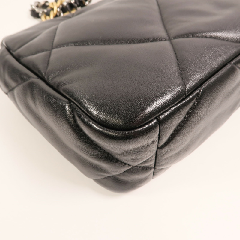 CHANEL 羊皮皮革C19 Small手挽肩背兩用袋-13