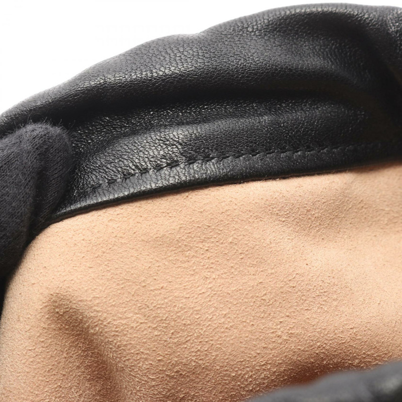 GUCCI 馬銜扣水桶斜背包 602118 黑色皮革 二手 女士-4