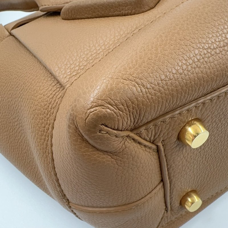 BV焦糖棕牛皮大編織Arco48下蓋肩背托特包(可放電腦!通勤包!)-19