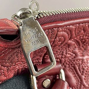 ＊奢華大道國際精品＊【L3330】LV酒紅色 ANTHEIA IXIA 立體刺繡羊皮手提/斜背包(MM) M97062-7