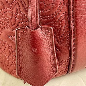 ＊奢華大道國際精品＊【L3330】LV酒紅色 ANTHEIA IXIA 立體刺繡羊皮手提/斜背包(MM) M97062-9