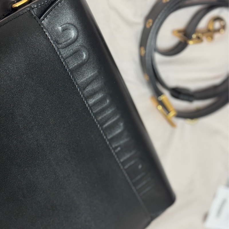 Dior Bobby M黑金中號-10