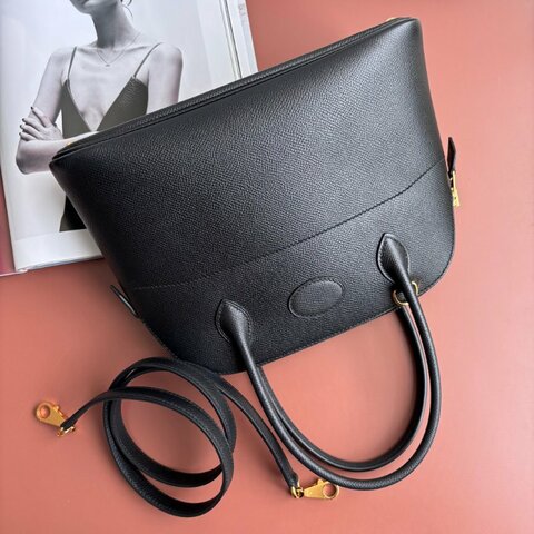 C刻 ::HERMES:: BOLIDE 25 黑金 手提包 斜背包 兩用包 柏莉包