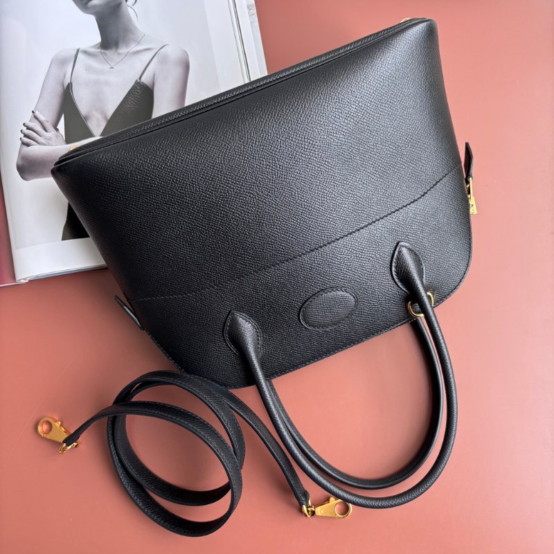 C刻 ::HERMES:: BOLIDE 25 黑金 手提包 斜背包 兩用包 柏莉包-0