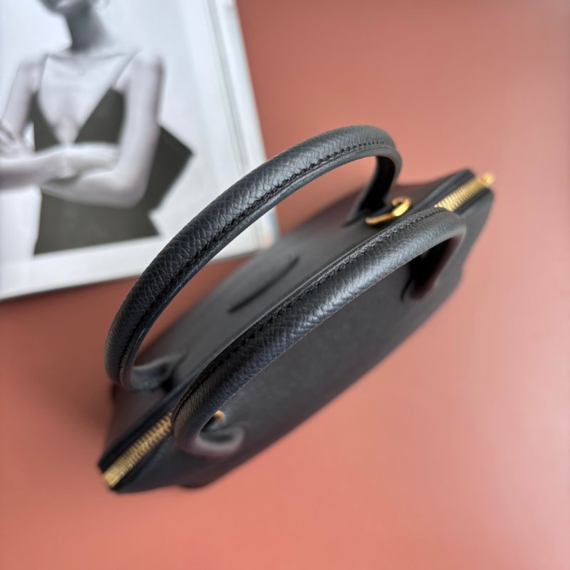 C刻 ::HERMES:: BOLIDE 25 黑金 手提包 斜背包 兩用包 柏莉包-1