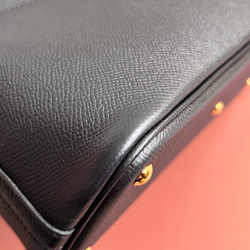 C刻 ::HERMES:: BOLIDE 25 黑金 手提包 斜背包 兩用包 柏莉包-4