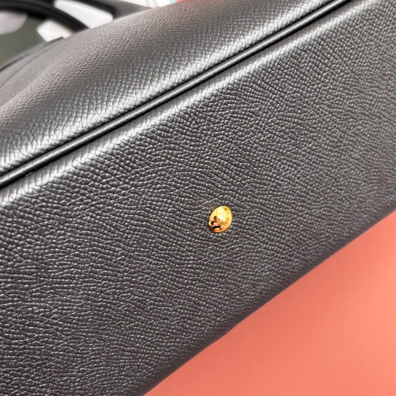 C刻 ::HERMES:: BOLIDE 25 黑金 手提包 斜背包 兩用包 柏莉包-8