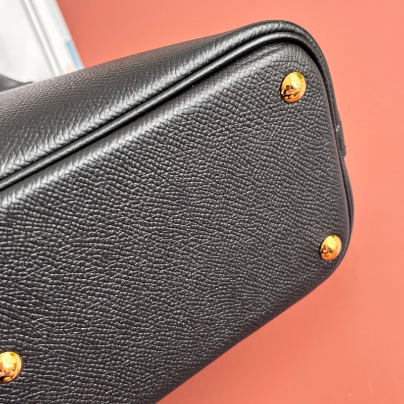 C刻 ::HERMES:: BOLIDE 25 黑金 手提包 斜背包 兩用包 柏莉包-9