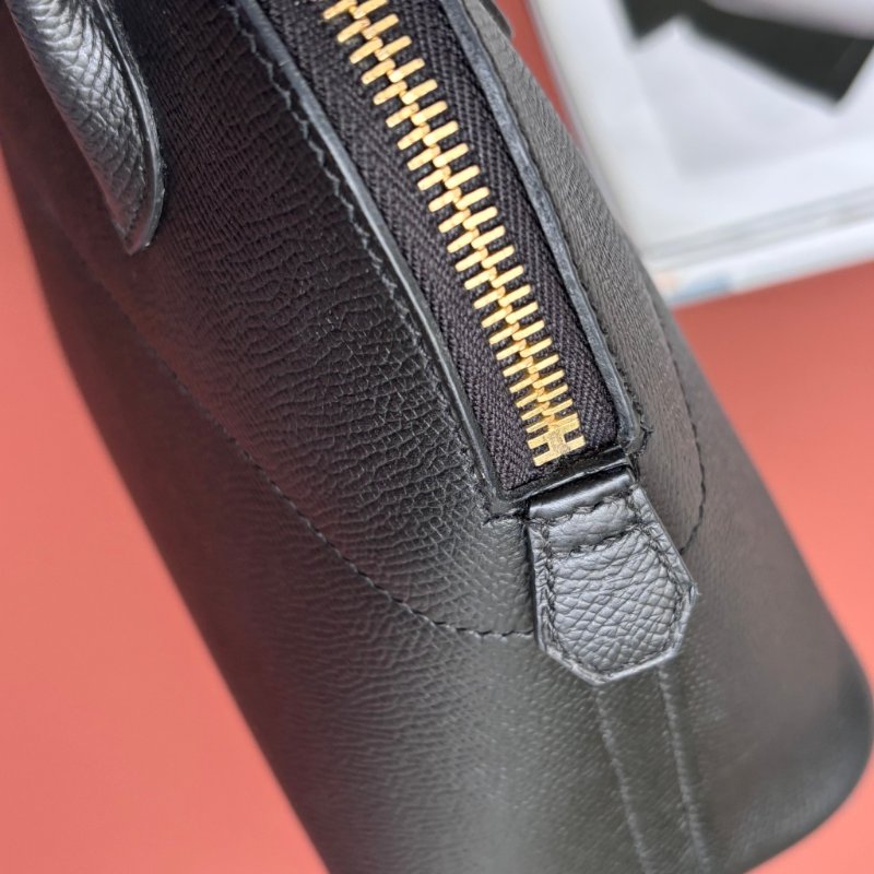 C刻 ::HERMES:: BOLIDE 25 黑金 手提包 斜背包 兩用包 柏莉包-13