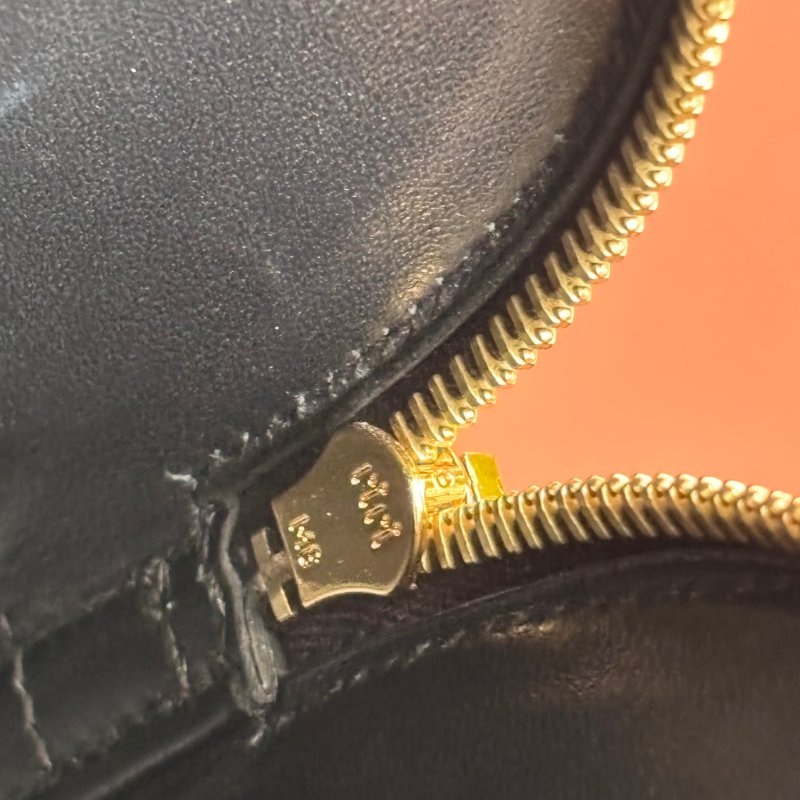 C刻 ::HERMES:: BOLIDE 25 黑金 手提包 斜背包 兩用包 柏莉包-23