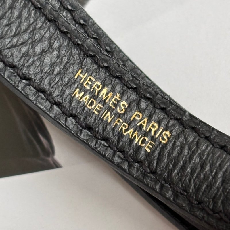 C刻 ::HERMES:: BOLIDE 25 黑金 手提包 斜背包 兩用包 柏莉包-26