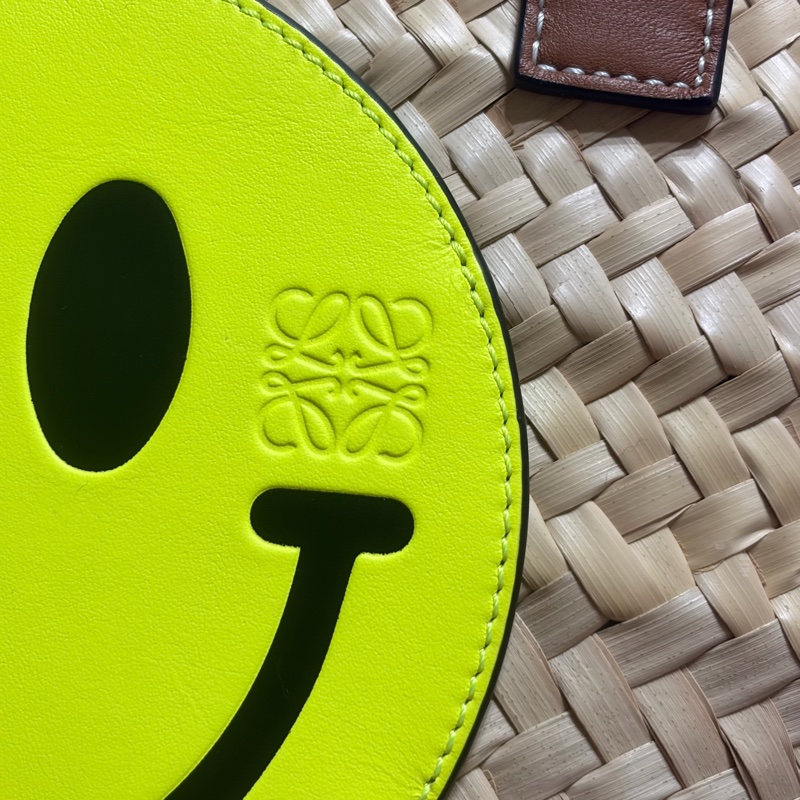 🔥超級好看 羅意威 Loewe x Smiley 限量 草編包 托特包-2