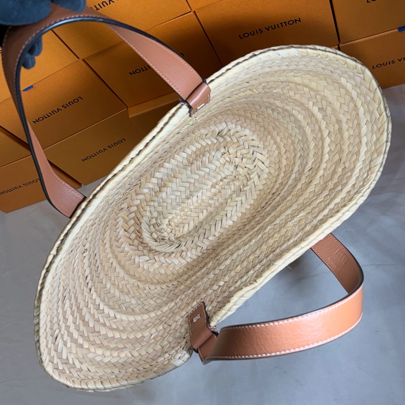 🔥超級好看 羅意威 Loewe x Smiley 限量 草編包 托特包-6