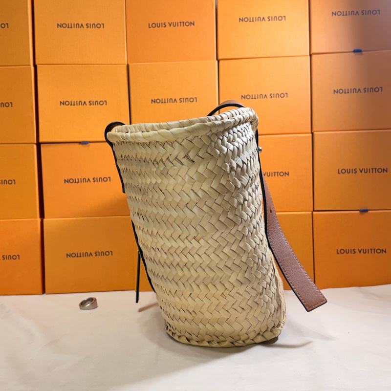 🔥超級好看 羅意威 Loewe x Smiley 限量 草編包 托特包-8