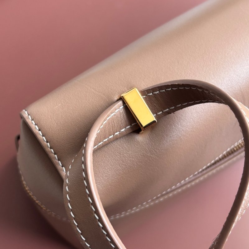 ::LORO PIANA:: EXTRA BAG L27 諾悠翩雅 卡其色風衣色光滑小牛皮 斜背包 肩背包-16