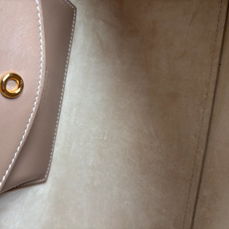 ::LORO PIANA:: EXTRA BAG L27 諾悠翩雅 卡其色風衣色光滑小牛皮 斜背包 肩背包-20