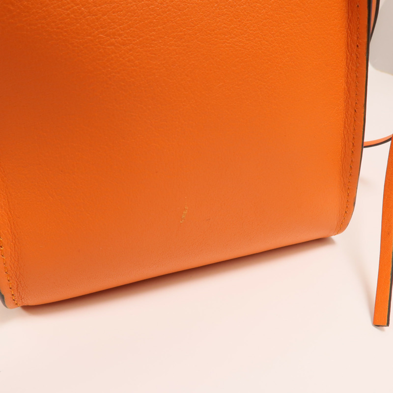 LOEWE 牛皮皮革Hammock Small銀扣手挽肩背兩用袋-15