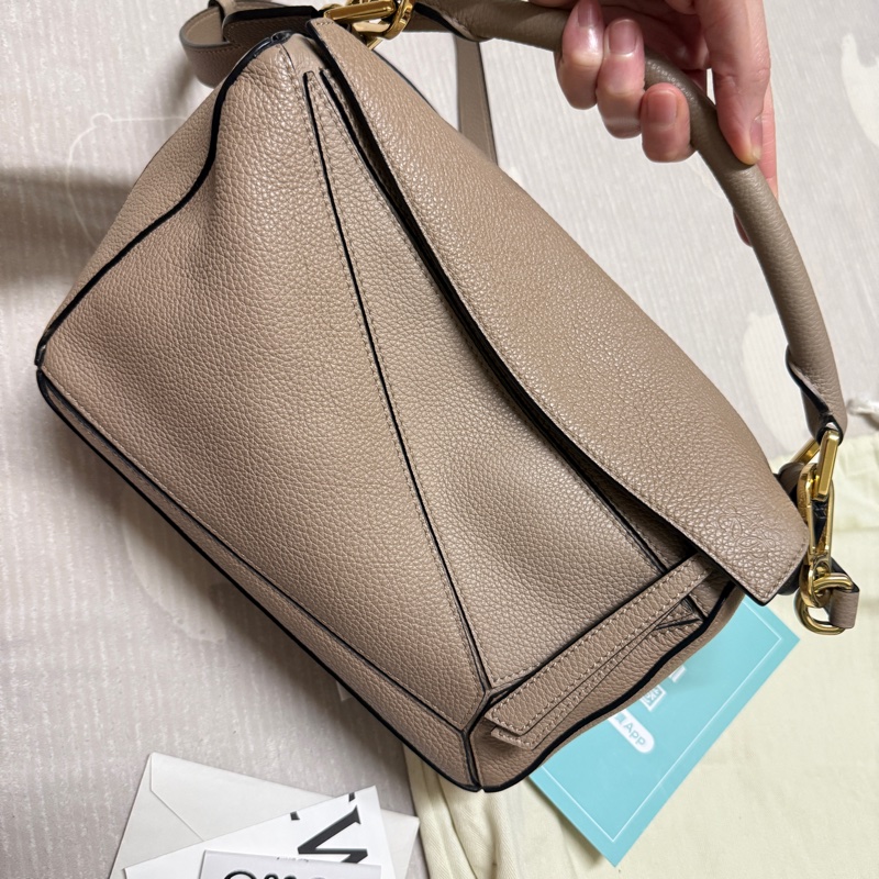 Loewe 羅意威 Puzzle 拼圖包 S - small 沙色-8