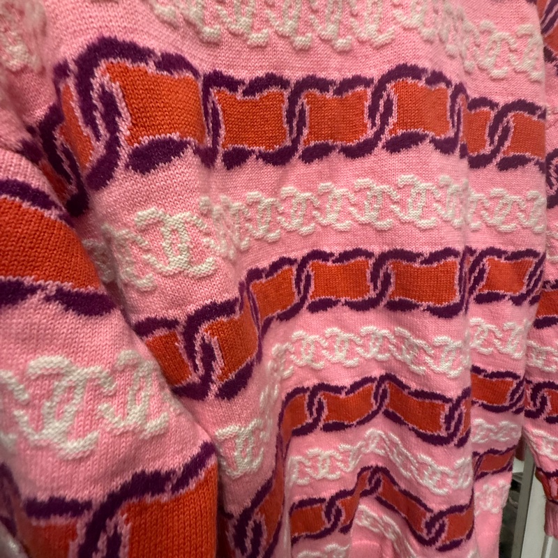 Chanel 針織粉色外套 40號-3