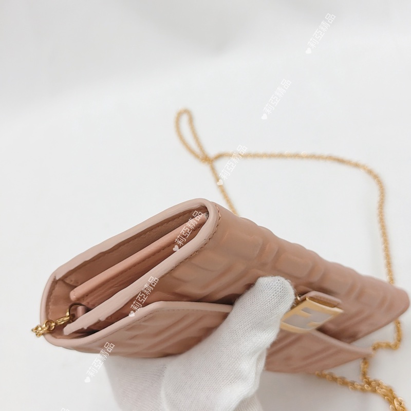 莉亞精品♡ Fendi woc 粉 二手美包-8