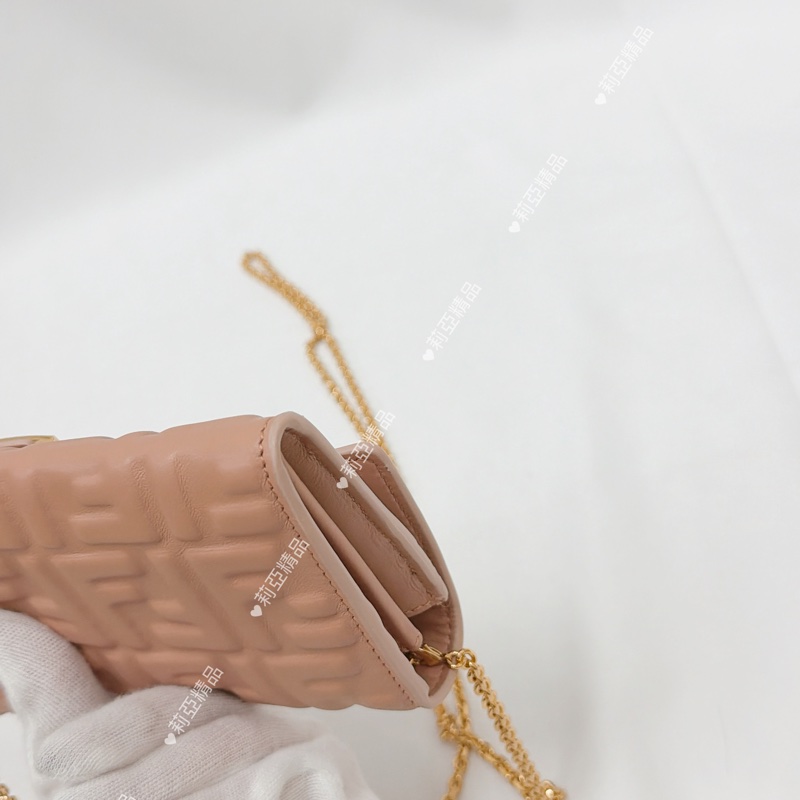 莉亞精品♡ Fendi woc 粉 二手美包-11
