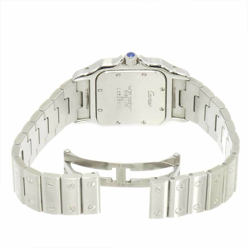 卡地亞 Santos Galbee LM W20018D6 男士腕錶，日期顯示，石英錶-4