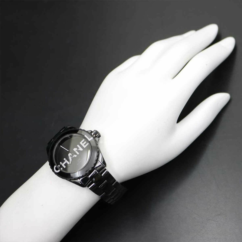 香奈兒 J12 38毫米 Wanted de H7418 男士腕錶，黑色陶瓷錶殼，日期顯示，自動機械機芯-3