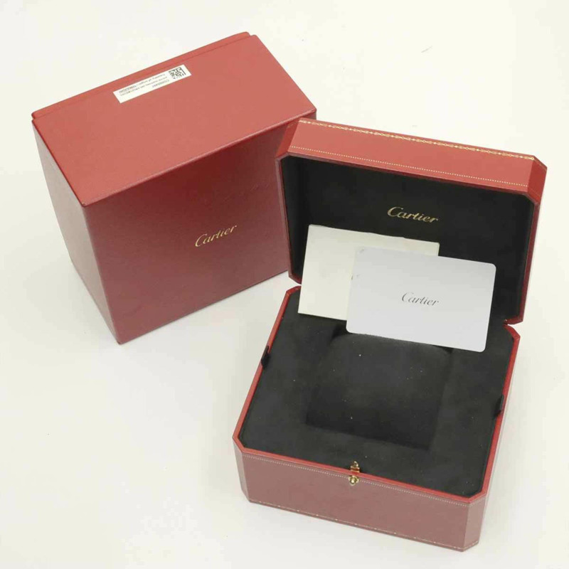 卡地亞 Tank Must XL WSTA0053 男士腕錶，日期顯示，銀色，自動上鍊機芯-1