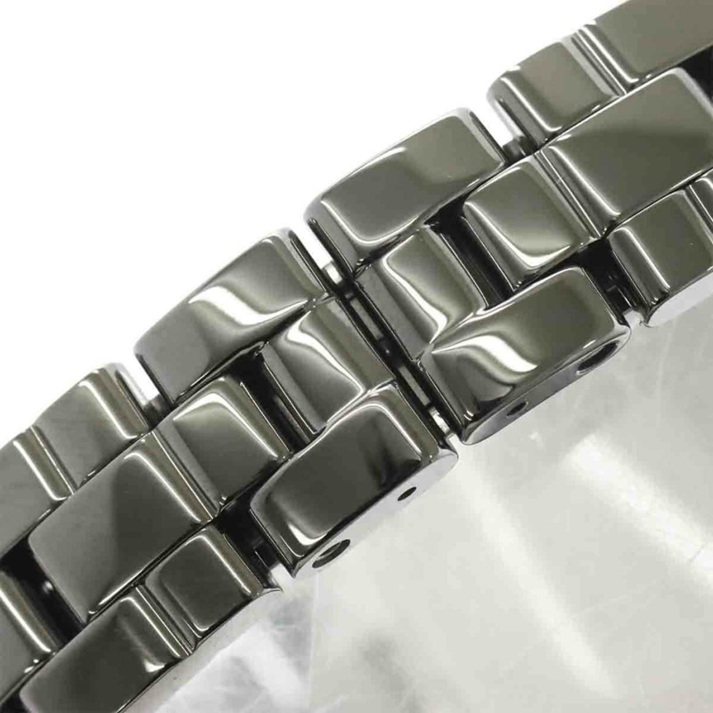 香奈兒 J12 Chromatic H3402 女士腕錶，鑲鑽錶圈，8 顆鑽石，灰色陶瓷錶殼，石英機芯-6