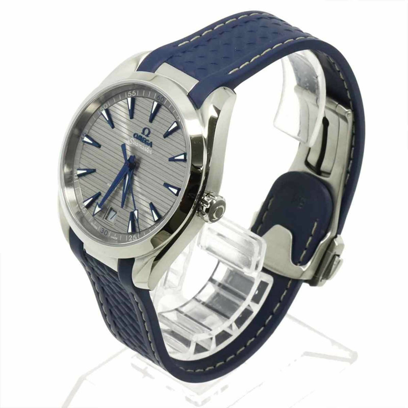 歐米茄海馬系列Aqua Terra同軸至臻天文台錶220 12 41 21 06 001男士腕錶，日期顯示，灰色，自動上鍊-1