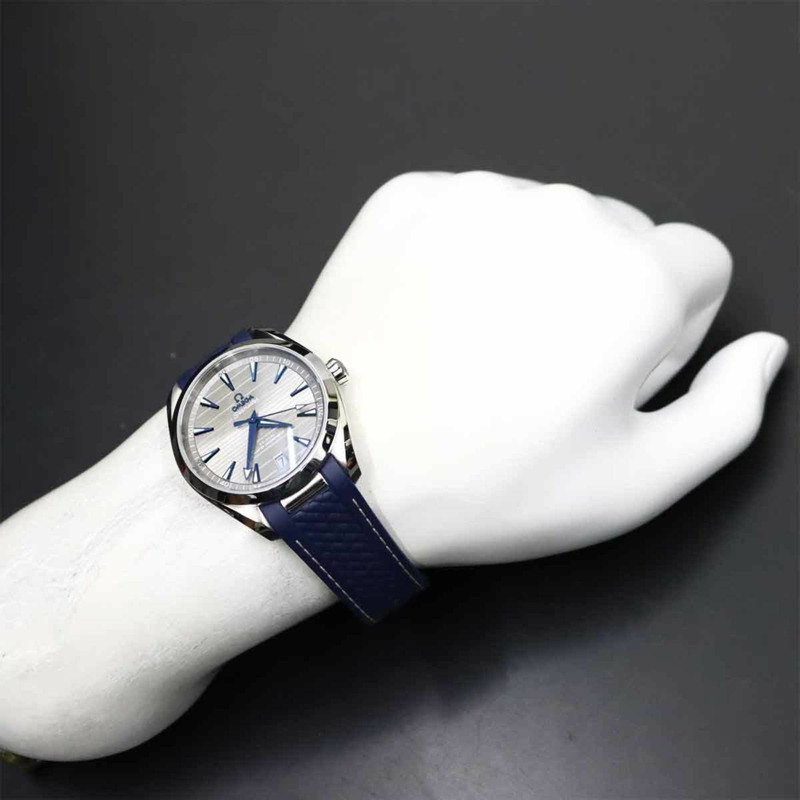 歐米茄海馬系列Aqua Terra同軸至臻天文台錶220 12 41 21 06 001男士腕錶，日期顯示，灰色，自動上鍊-2