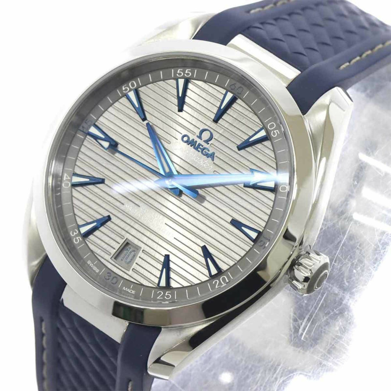 歐米茄海馬系列Aqua Terra同軸至臻天文台錶220 12 41 21 06 001男士腕錶，日期顯示，灰色，自動上鍊-6